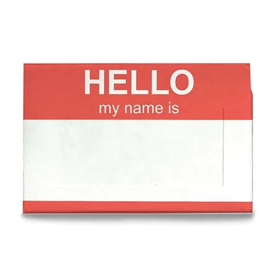 hello my name is mighty case for cards