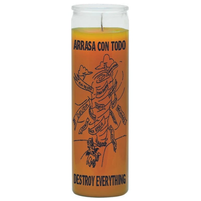 7 day candle destroy everything in gold