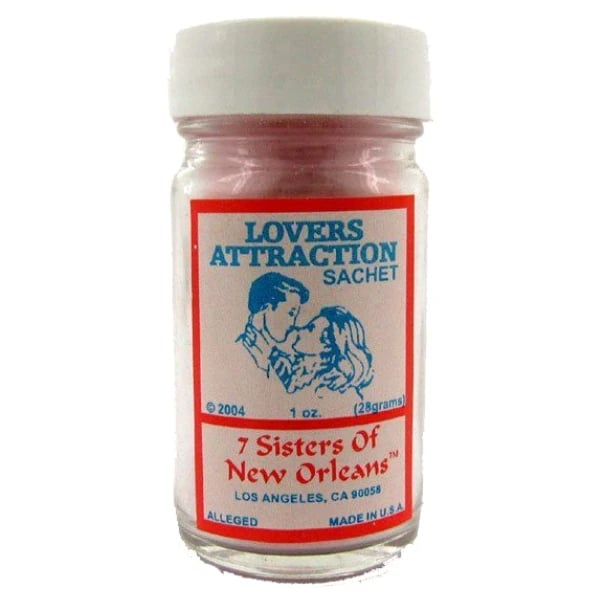 7 sisters of new orleans sachet powder lovers/attraction