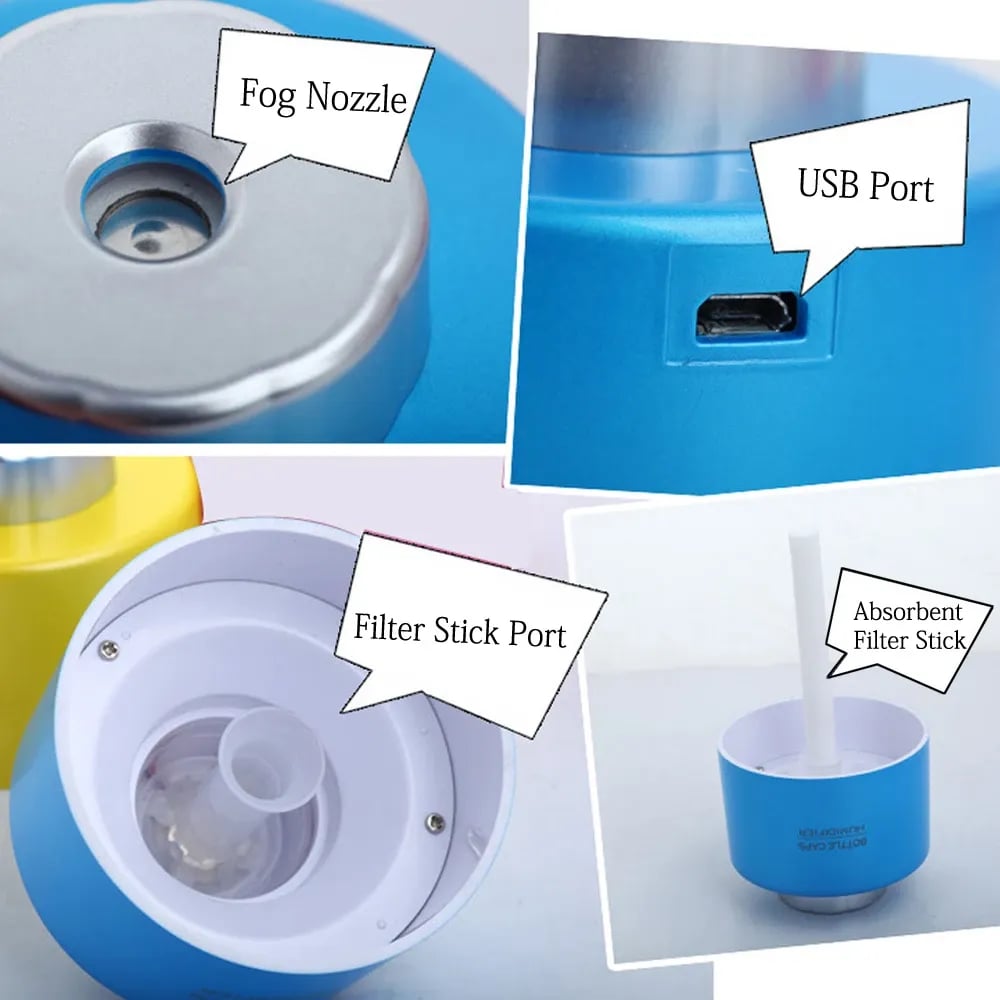 water bottle humidifier