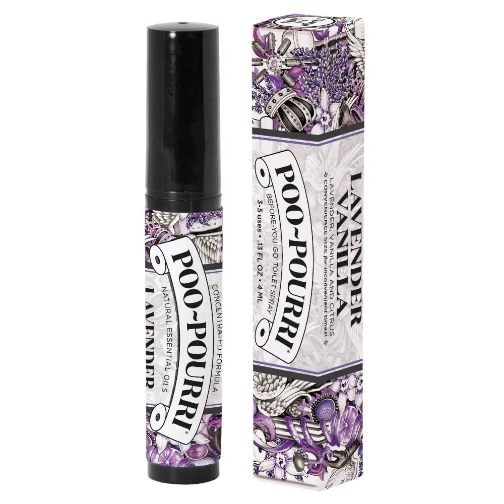 poo pourri lavender vanilla 4ml 'in a pinch' refillable bottle