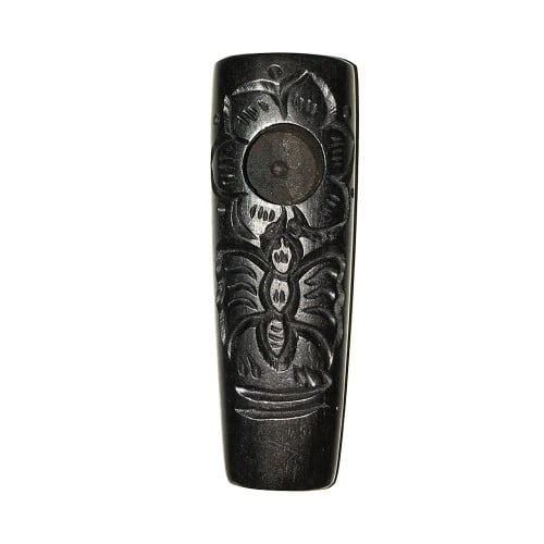 spider wooden pipe 3 inch in ebony