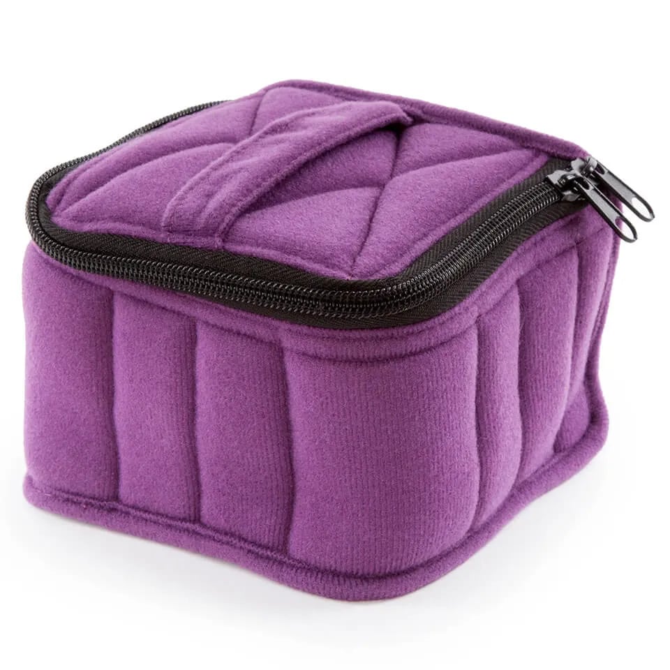 Soft Carrying Case 16 Bottles in Purple/Lavender