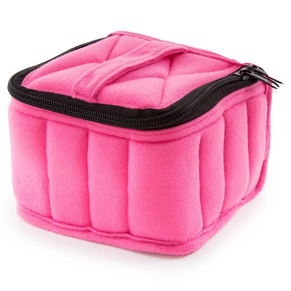 Soft Carrying Case 16 Bottles in Fuchsia/Soft Pink