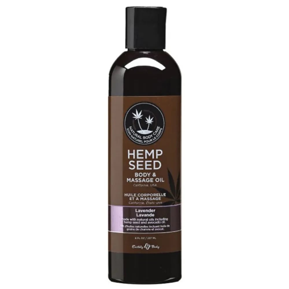 hemp seed massage & body oil 2oz/60ml in lavender