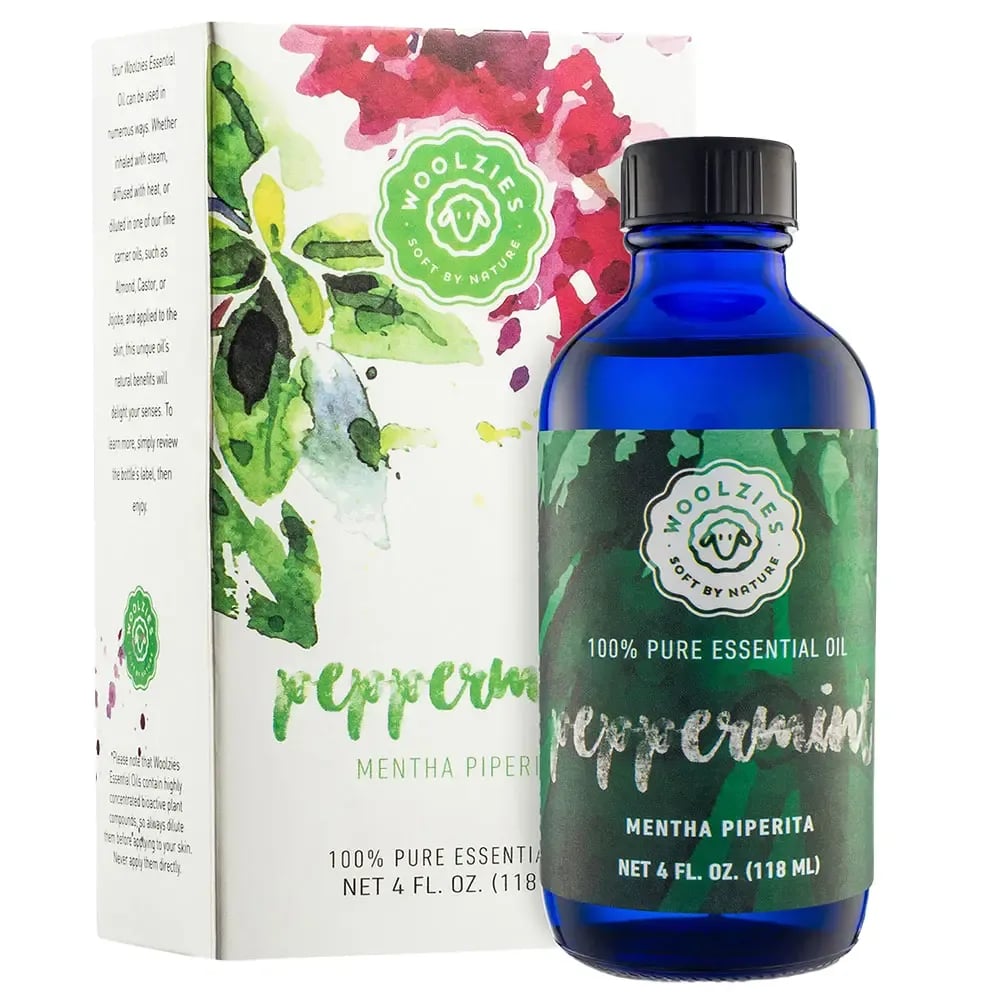 Woolies Peppermint Essential Oil in 4oz/118mL