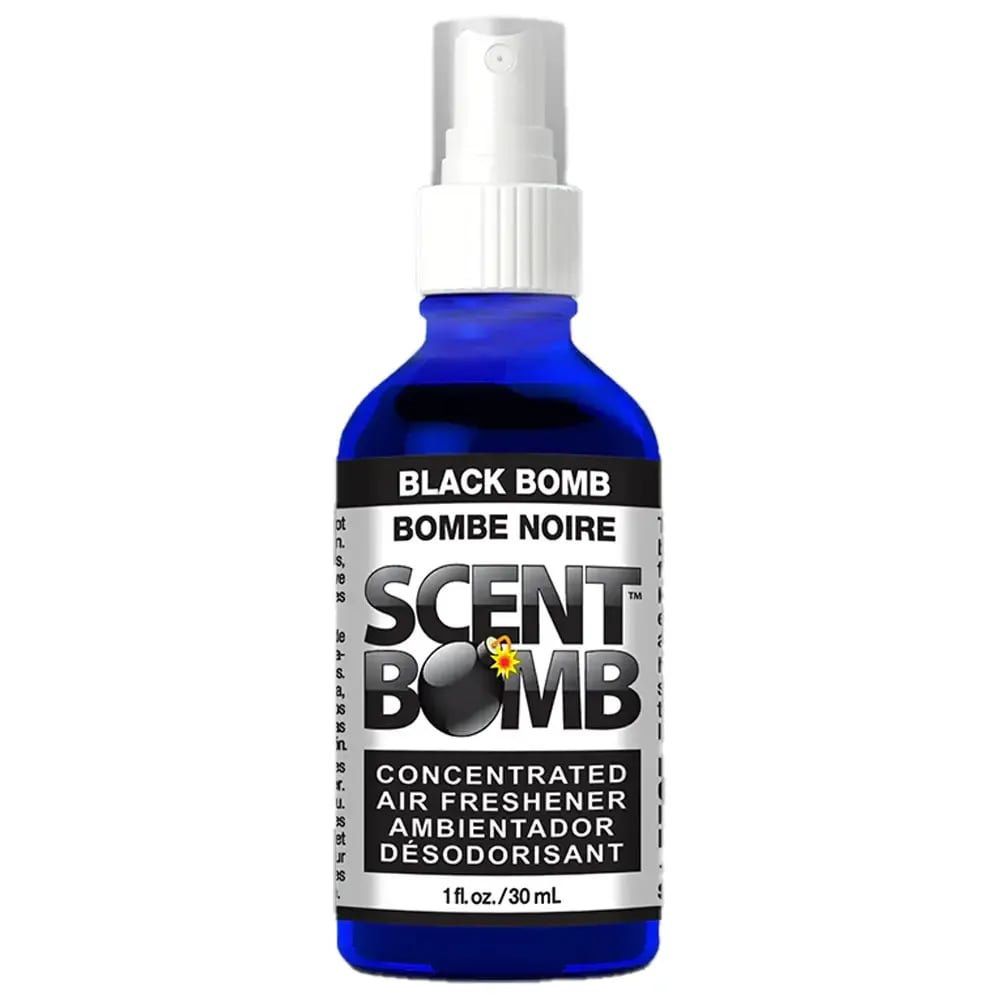 Scent Bomb Air Freshener Black Bomb Spray Bottle in 1oz