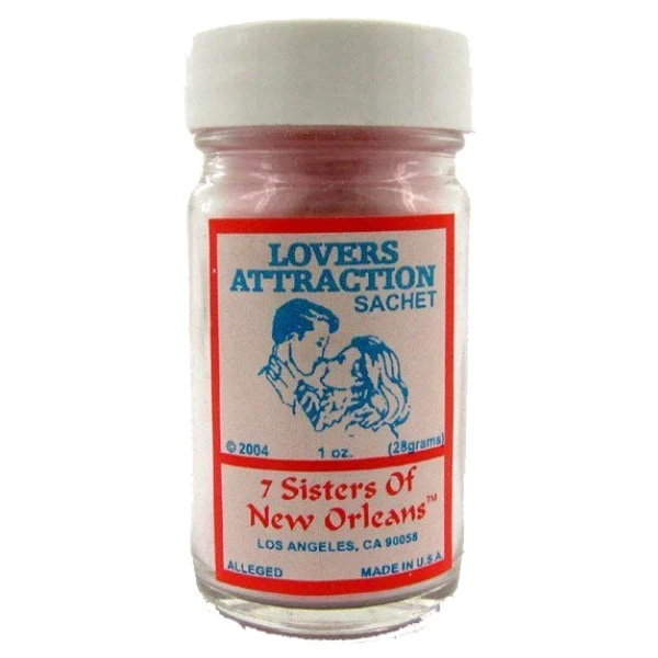7 sisters of new orleans sachet powder lovers/attraction