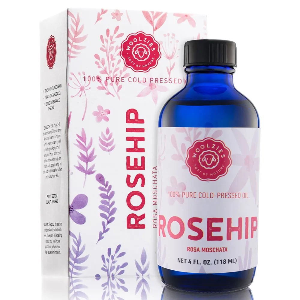 Woolzies Rosehip Carrier Oil in 4oz/118mL